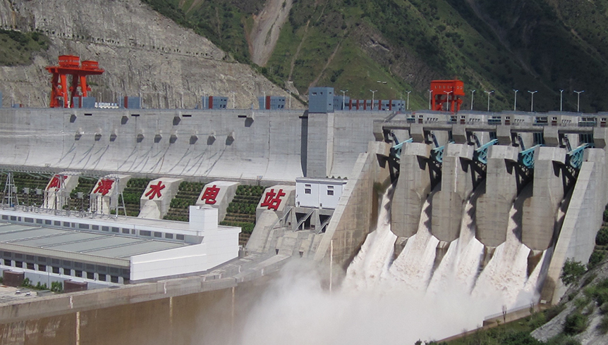 阿海水电站门机防腐工程