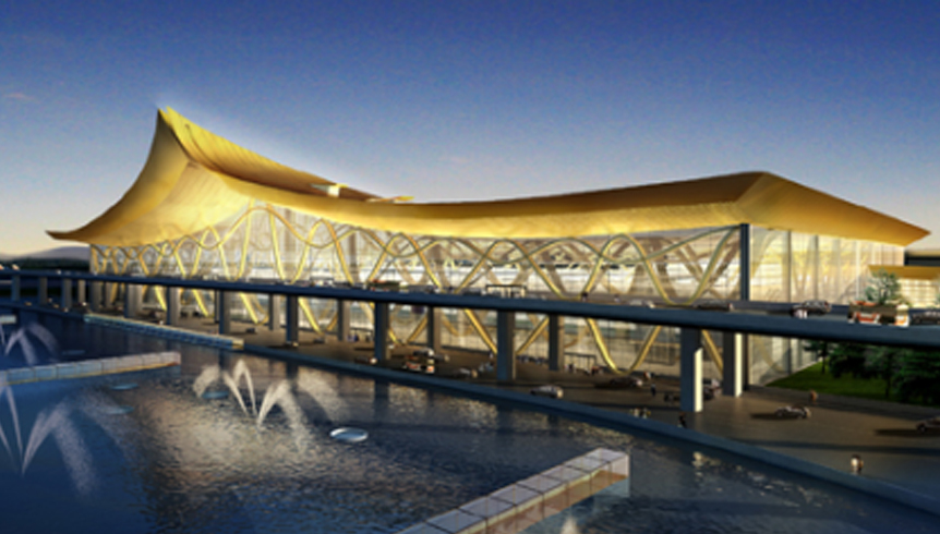 昆明新机场彩钢带防火涂料及饰面工程