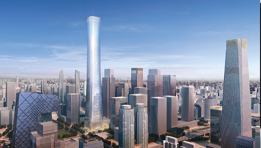 北京中国尊项目防火涂料工程