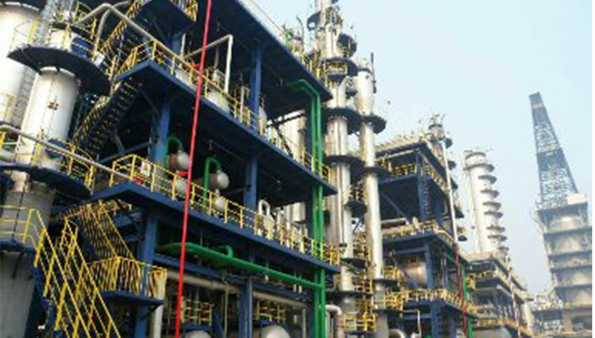 金陵石化烷基化装置系统安装