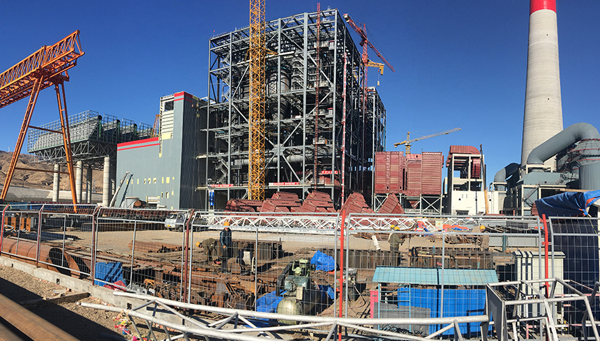 同煤阳高2×350ＭＷ热电厂输煤系统和除灰系统安装