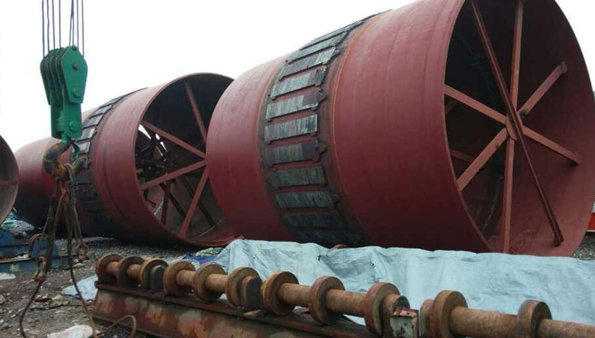 长沙水泥厂滚炉制作安装工程