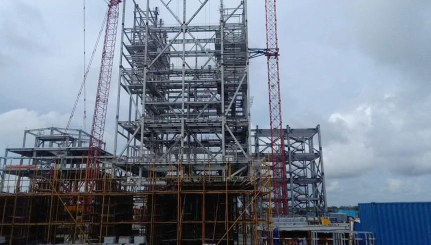 印尼棉兰电厂安装防腐保温项目